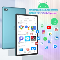 OSCAL Tablet 10 palců 14 GB + 128 GB, rozšiřitelné na 1 TB, Android Pad10 (2023) s FHD IPS displejem, 13+8MP kamerou, osmijádrov